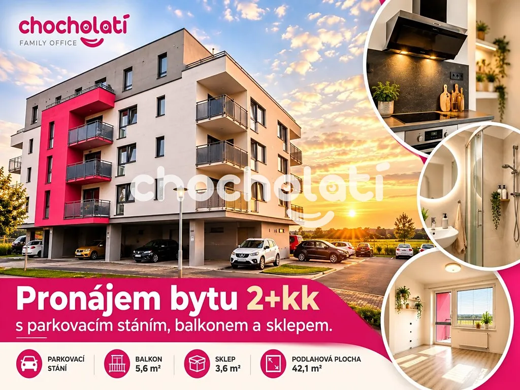 Pronájem bytu 2+kk 51 m²
